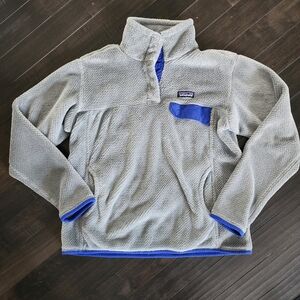 Patagonia Gray and Blue Women's Fleece